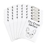 30 Pack Whiteboard Clipboards, Dry Erase Front Surface with Low Profile Clip, Designed for Classroom and Business use, 30 Pack