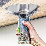 GOLDTREE Latest Stainless Steel Jar Openers for Seniors, Under Cabinet Jar Opener Tool for Weak Hands, Under Counter Jar Lid Cap Opener, Easy Grip