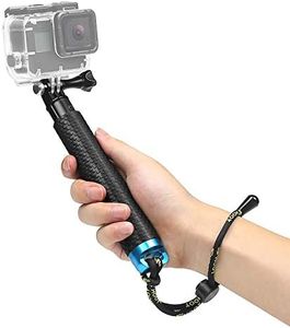 SHOOT 19" Bastone Selfie Telescopico Monopiede Pole per GoPro Hero 13/12/11/10/9/8/7/6/5/4/3+/3/HERO(2018)/Fusion DBPOWER Apeman Campark WiMiUS YI CAMKONG e Altre Fotocamere Accessori