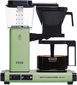Moccamaster KBG Select, Coffee Maker, Coffee Machines, Pastel Green, Filter, UK Plug, 1.25 Liters