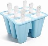 Ice Lolly Moulds, Silicone 6 Cavity