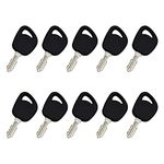 Weelparz 042-9000-00 042900000 1714054 99070 10Pcs Ignition Keys GY20680 AM131946 AM135345 Compatible with Bad Boy Zero Turn Mower MZ ZT CZT Outlaw Pup Compatible with Bush Hog Engine