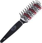 Ceramic Hairbrushes by Finelines - Eliminates Frizz and Flyaway Hairs - Protects Hair from Heat using our Thermochromic Technology (Vent Brush)