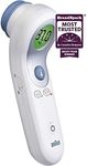 Braun NTF3000CAV1 No Touch + Forehead Thermometer with Colour Coded Display for Infants, Children and Adults, No. 1 Brand Among Pediatricians and Moms