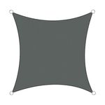 Green Bay Sun Shade Sail Garden Patio Party Sunscreen Awning Canopy 98% UV Block Square Anthracite 3x3m