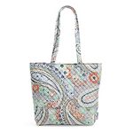 Vera Bradley Women's Tote Handbag, Citrus Paisley-Recycled Cotton, One Size