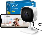 Tapo C110 2K 3MP Indoor Camera House Security, WiFi, No Monthly Fee, AI Detection, Dog Puppy, Baby Monitor, 2-way Talk, Advanced Night Vision, Works with Alexa & Google