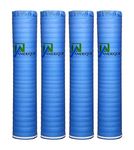 AMERIQUE AMPD2M800BL Premium Heavy Duty Foam Flooring Underlayment Padding with Vapor Barrier & Tape, Coverage: 800 sq. ft, Royal Blue, Square Feet (Pack of 4)