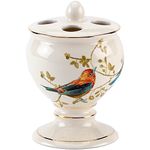 Gilded Birds Collection Toothbrush Holder, Ivory,