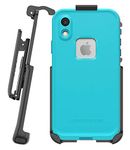 BELTRON Belt Clip Holster Compatible with Lifeproof FRE Case for iPhone XR 6.1" (case not Included) Features: Secure Fit, Quick Release Latch, Durable Rotating Belt Clip & Built-in Kickstand