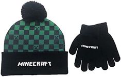 Minecraft Creeper Face Boys Beanie 