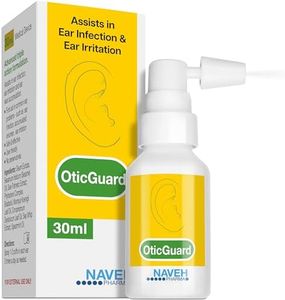 NAVEH PHARMA Otic Guard - Natural Ear Wax Removal Spray | Organic Herbal Sweet Oil Blend 3 in 1| Ear Infections, Itchy Ear, Ear Irritation | Clogged Ears and Swimmer’s