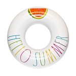 Rae-Dunn Junior 32" Swim Ring Pool Float - Hello Summer 38007K