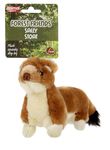 Animal Instincts Forest Friends Plush Squeaky Dog Toy Soft Comfort Puppy Toy Sally Stoat - Small