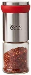 Premium Chili Mill Grinder – Manual Spice Grinder for Dried Chili, Pepper & Herbs – Ceramic Mechanism, Stainless Steel Spice Mill for Kitchen & Dining