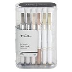 TUL® Retractable Gel Pens, Medium Point, 0.7 mm, Pearl White Barrel, Black Ink, Pack Of 12 Pens