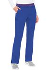 Med Couture Touch Women's Yoga 2 Cargo Pocket Scrub Pant, Royal, Small Petite