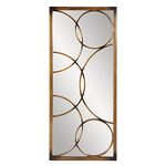 Howard Elliott 13225 Brittany Rectangular Mirror, 21 x 47-Inch, Antique Bronze