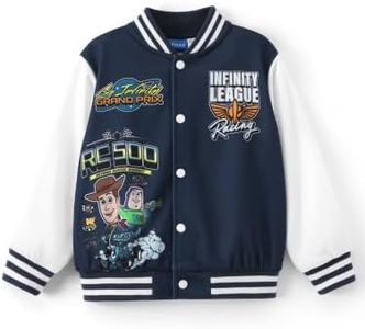 Disney Toy Story Woody Buzz Toddler Boy/Girl Varsity Bomber Jacket 3-4T