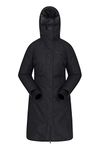 Mountain Warehouse Polar Womens Hybrid Long Padded Jacket - Waterproof Ladies Coat, Breathable, Taped Seams Puffer Jacket - For Travelling & Daily Use Black 12