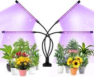 AxrParv Grow Lights for Indoor Plants Four Head LED Grow Light with Full Spectrum USB Operated| LED Full Spectrum Plant Grow Lights | Plant Growing Lights Indoor Growing Light