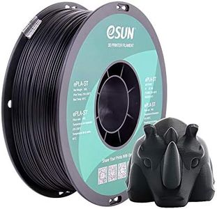 eSUN 3D Printing Filament PLA Super Tough Spool 1.75mm 1KG Dimensional Accuracy +/- 0.05mm for 3D Printers,Black