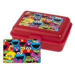 Cookie Monster Lunch Box, Separable Compartments, Sesame Street Lunch Box