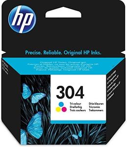HP 304 Cartouche d'Encre Trois Couleurs Cyan Magenta Jaune Authentique (N9K05AE)