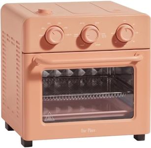 Our Place Wonder Oven | 6-in-1 Stainless Steel Air Fryer Toaster Oven Combo with Basket, Rack, Pan & Tray | Compact 13 QT Countertop Capacity - Toast, Roast, Bake, Reheat, Broil & Steam | Spice