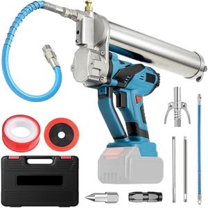 VexNook 2-in-1 Battery Grease Gun for Makita - Powerful Wireless Grease Gun with up to 10,000 psi Pressure, Ergonomic Design for Effortless Lubrication in Versatile Applications