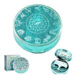 Travel Contact Lens Cases with Mirror, Magical Girl, Durable, Compact, Portable Soak Storage Kit, Protect Your Eyes, Home Case Easy Carry Mini Box,Tweezers Solution Bottle Lens Container