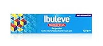 Ibuleve Pain Relief 5% Ibuprofen Gel, Clinically Proven, Anti-Inflammatory Relief for Joint Pain, Sprains, Backache, Muscular Pains and Sports Injuries, 100 g