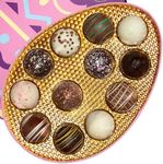 Easter Chocolate Gifts, Unique Easter Baskets for Adults - Hand Made Chocolate Truffles Gift Box | Holiday Present Idea for Men and Women