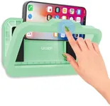 URROY Shower Phone Holder Waterproof One-Touch Open Shower Phone Case Anti-Fog & Sensitive Touchscreen Bathroom Wall Phone Mount Stand Universal Fit for iPhone & Smartphones Gift for Men Women Green