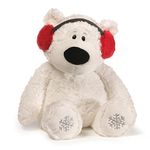 GUND Blizzard Teddy Bear Holiday Stuffed Animal Plush, White, 16"