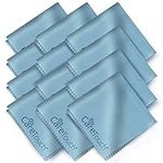 Care Touch Microfiber Cleaning Cloths, 12 Pack - Cleans Glasses, Lenses, Phones, Screens, Other Delicate Surfaces - Large Lint Free Microfiber Cloths - 6"x7"