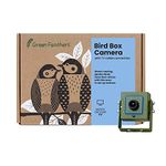 Green Feathers Wildlife 700TVL Wired Outdoor Bird Box Camera with Night Vision 940nm Invisible Infrared, Designed for Nest Boxes, Bird Houses and Garden (Camera Only)