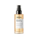 L'Oreal Professionne l Absolut Repair 10-in-1 Serum for Dry & Frizzy Hair | 13x resistance to hair damage| Provides softness and shine | Lightweight With Wheat Germ Oil, 90ml
