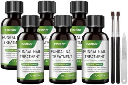 6 Pack Toenail Fungus Treatment Extra Strength with 25% Undecylenic Acid for Toenails and Fingernails with Natural Oils for Thick, Damaged & Nails foot fungus treatment extra strength
