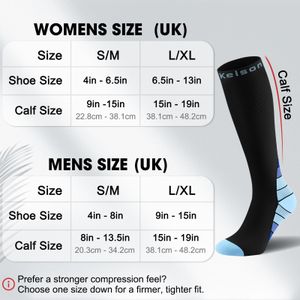 Calves Kelson Compression Socks, 2 Pairs – Supportive Athletic Fit