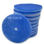 AGradify 10 Pack RV Air Conditioner Filter 5.25” Round RV AC Filters Replacement with Central Hole MERV 8 Rated RV Vent Filters