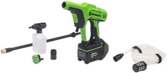 Greenworks 24V 600PSI Pressure Washer, Battery and Charger NOT Included, Green
