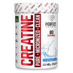 PERFECT Sports - Creatine Monohydrate 400g Powder (80 servings) Creatine Supplement for Increased Strength, Muscle Growth and Improved Performance