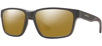 SMITH Optics Basecamp Sunglasses – Performance Sports Active Sunglasses with ChromaPop Lenses for Climbing Running, Hiking & More – For Men & Women – Matte Gravy + Polarized Bronze Mirror Lenses