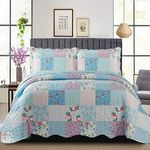 Quilted Bedspreads Patchwork Throw 