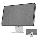 CaSZLUTION Monitor Cover Compatible with 27 Inch Apple Studio Display - Monitor Dust Cover Case Screen Protective Sleeve - Gray