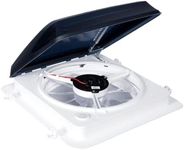 Fan-Tastic Vent RV Roof Vent, Manual 3 Speed 12 Volt RV Vent Fan, Manual Dome Lift RV Vent Cover, Model 1450 (White)