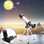 HELLARO Astronomical Telescope Zoom 90X HD Outdoor Land & Sky Monocular Space Telescope Refractor Spotting Scope with Tripod for Kids Beginners