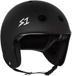 S1 Retro Lifer Full Cut Helmet - Multi-Impact & High-Impact Certified - Multiple Colours & Sizes (Black Matt, X-Large 22.5" (57.2cm))