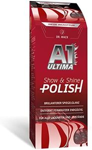 DR. WACK A1 Ultima Show & Shine Polish 250 ml - Auto-Politur mit Carnauba-Wachs - Feinkratzer-Entfernung - Spiegelglanz ohne Glanzschleier - Für alle Lackarten - Hochwertige Autopflege